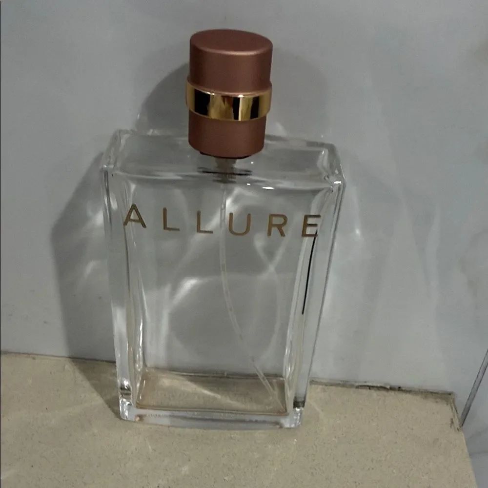 CHANEL Eau de Parfum Bottle with Gold Text